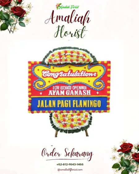 Sewa Papan Bunga Gedung Serbaguna Cilegon